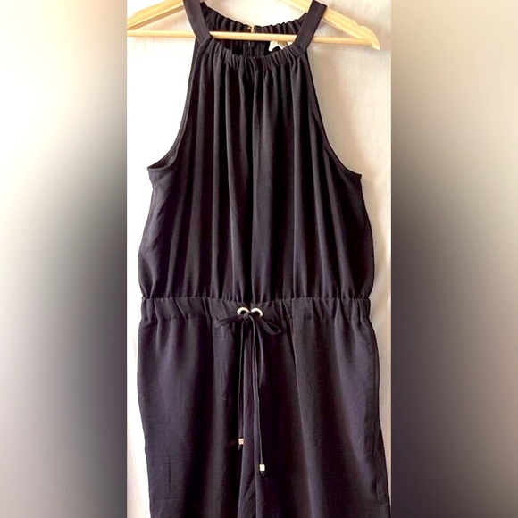 Women’s Michael Kors Cinched Waist Drawstring Jumpsuit - Picture 7 of 7